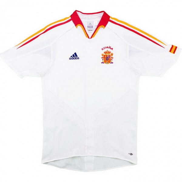 Authentic Camiseta España 2ª Retro 2004 2006 Blanco